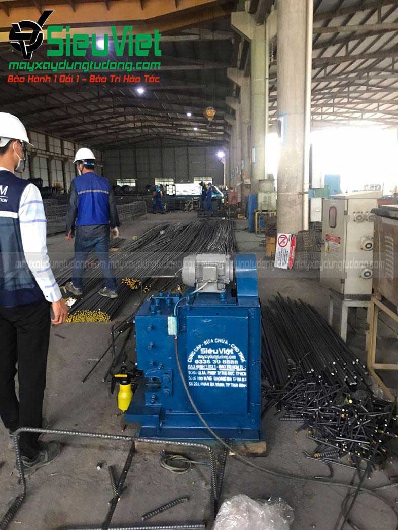 Máy cắt thép công suất lớn Siêu Việt cung cấp tại nhà máy